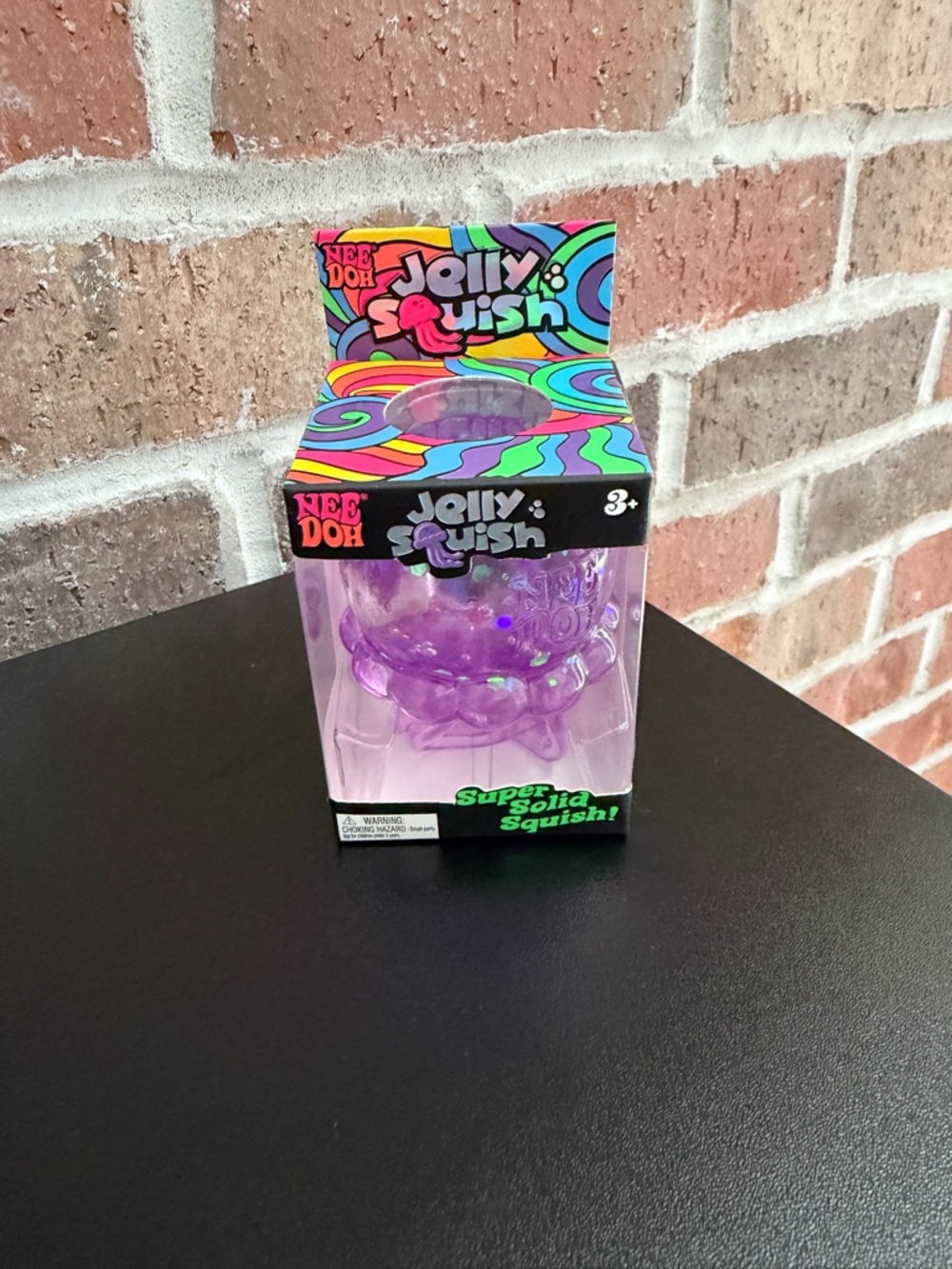 NeeDoh Jolly Squish Purple Super Solid Squish Toy